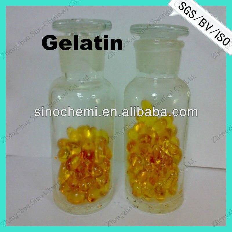 HACCP, Halal Cert. edible fish gelatin for jelly glue and marshmallow