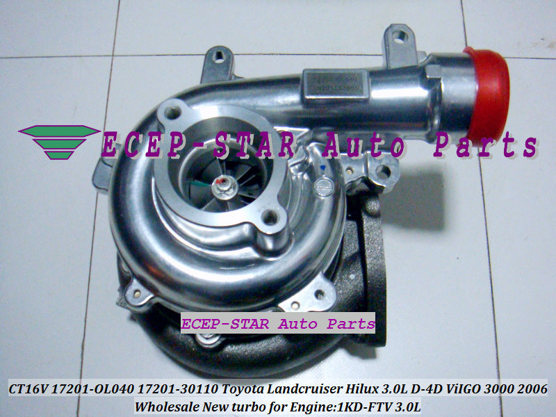 CT16V 17201-OL040 17201-0L040 Toyota Hilux 3.0LD ViIGO 3000 1KD-FTV turbo turbocharger (6)