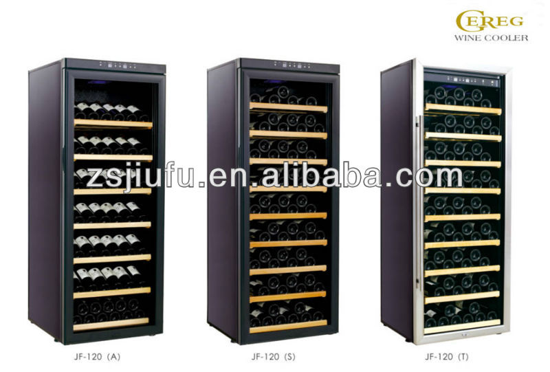 JF-120S 120-Bottle electronic control of red wine Cooler
