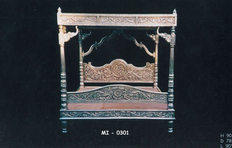 arabic bedroom furniture royal wooden beds silver bed wood canopy beds 