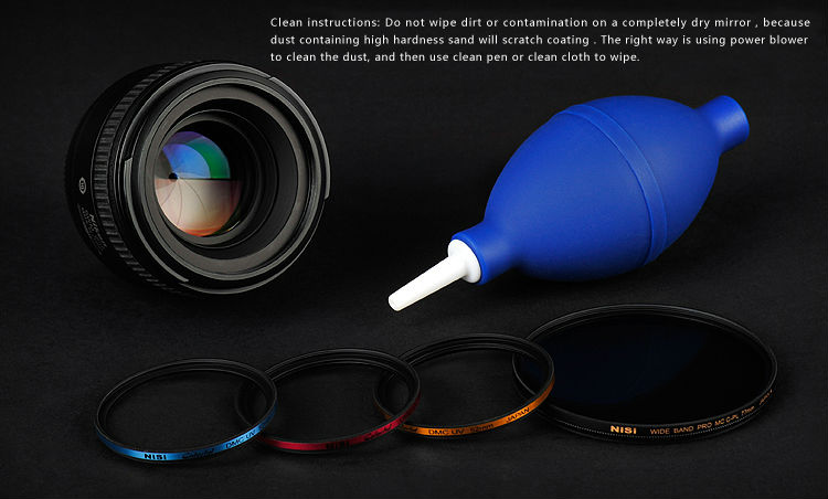 NISI Factory OEM- camera lens cleaning kit lens PVC air blower