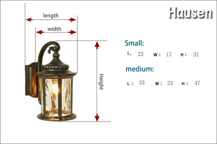 ユーロ- スタイル青銅デザイン屋外灯籠壁ランプ( hs6401- dn- l)問屋・仕入れ・卸・卸売り