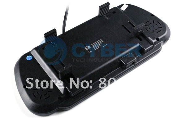 7" TFT LCD Color Screen Car Monitor Rearview Mirror Camera W/ SD USB MP5 FM Free Shipping
