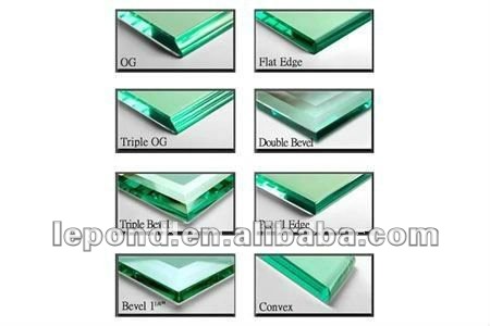 bevelled glass