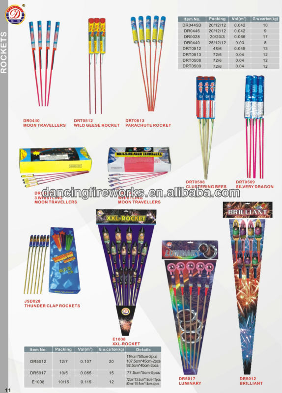 花火のロケット詰め合わせパック問屋・仕入れ・卸・卸売り