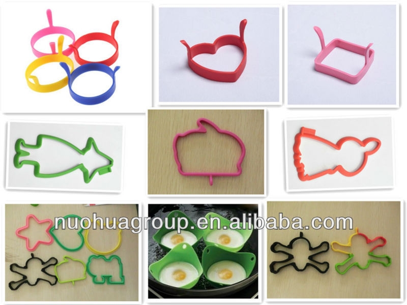 Eco-friendly novelty egg tools silicone rubber egg poacher