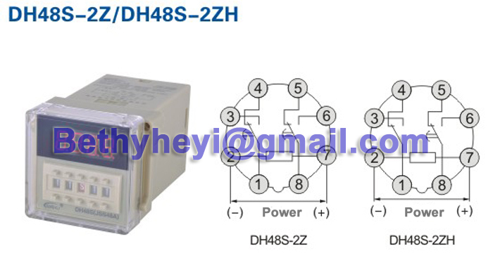 Реле времени dh48s s схема подключения