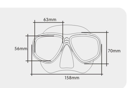 ダイビングマスクceは承認された光で4眼鏡レンズおよびシリコンスカート問屋・仕入れ・卸・卸売り