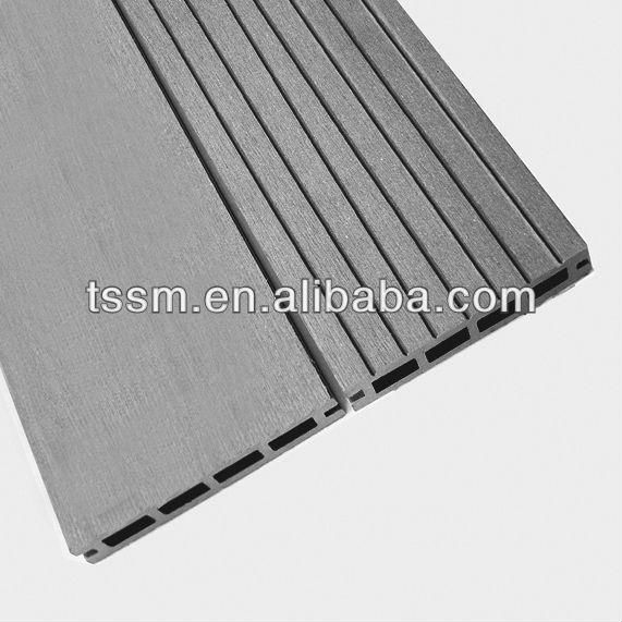Solid wpc decking friendly decking