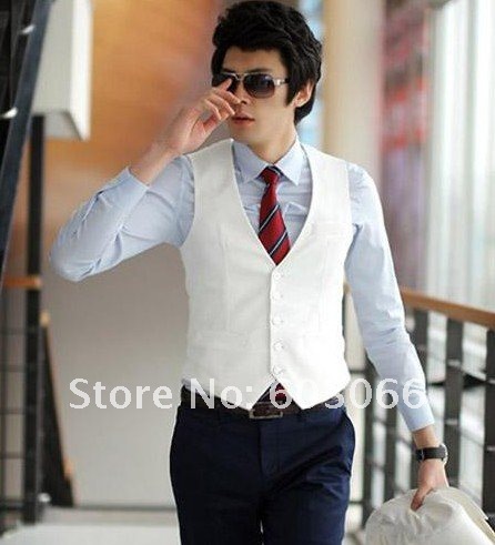 Hot Sale High Fashion Men\'s Suit vest /Stylish Casual Slim Fit suit vests/Men\'s vest/Men\'sBlazers M-XXXL MT0517-1