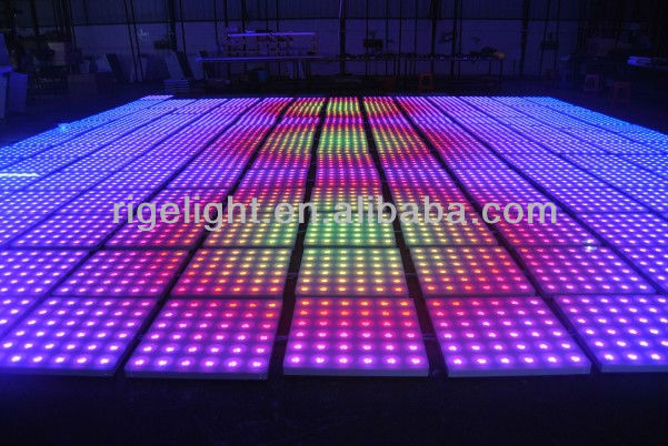Professional wonderful lighting effect full color LED dancing floor,led effect disco light/ led dance floor