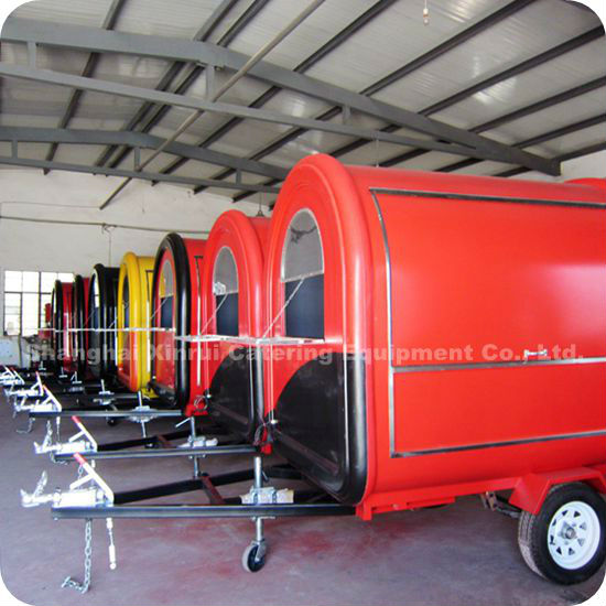 2014 Popular Using Mobile Fibreglass Chocolate Milkshake Bean Food Service Trailer Cart XR-FC220 B