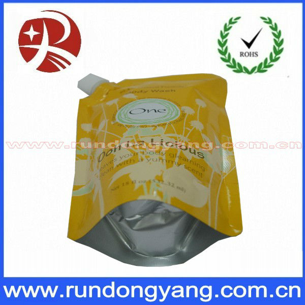 Printing Resealable Plastic Spout Pouches