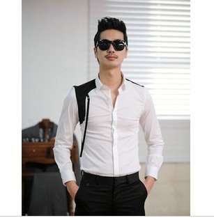 Mens shirts with online shoulder straps