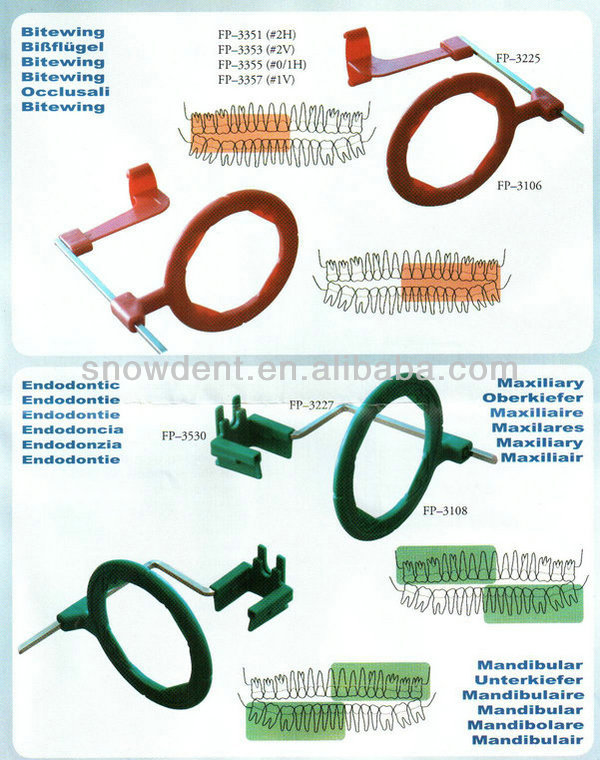 熱い販売の! 新しい歯科用x線フィルムのポジショニングシステムオートクレーブ可能問屋・仕入れ・卸・卸売り