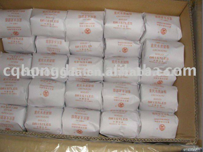 Chungking Double Boiled Bristles 40%tops-90%tops,Pure Pig Bristle