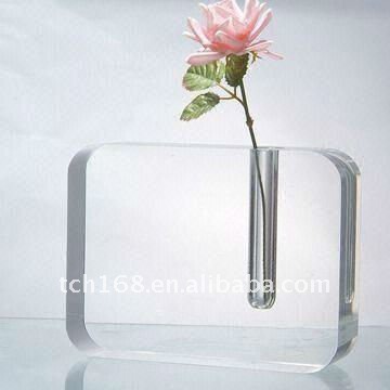 Acrylic Circular Tube Flower Vase Buy Acrylic Vase Acrylic