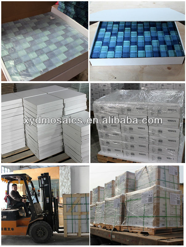 NEW ARRIVAL Mosaic Tile Glass in Champagne