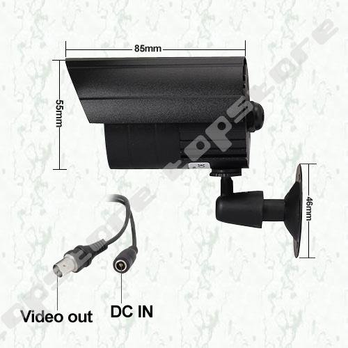 Home 8CH H.264 Surveillance DVR 4pcs Day Night Weatherproof Security Camera CCTV System 8ch Kit for DIY CCTV Systems