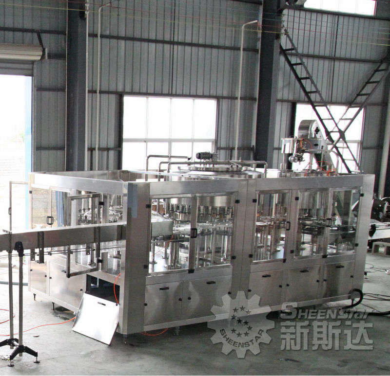 RXGF40-40-12 Automatic 3 in 1 Coconut Water Filling Machine Plant