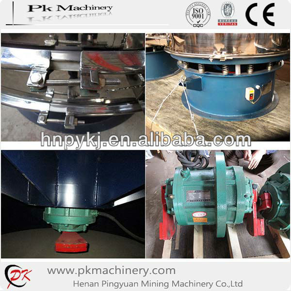 High precision vibrating sifter machine for corn starch