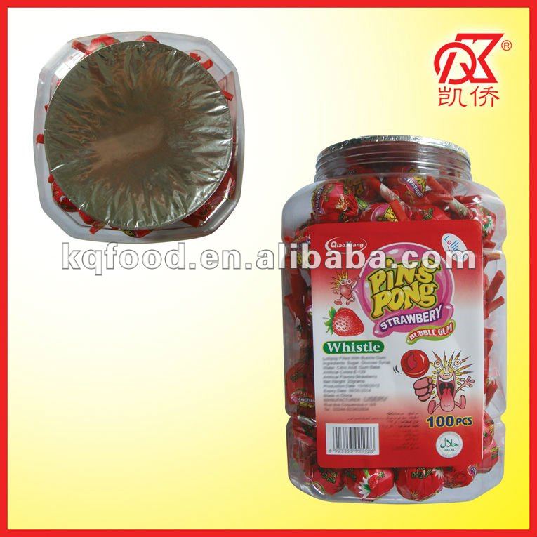 20g Whistle Gum Lollipop Candy Manufacturer