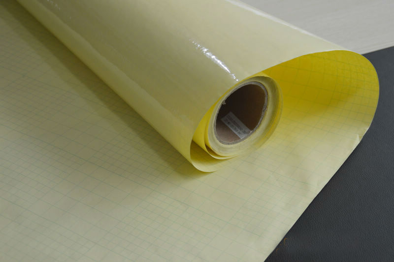 Glossy Pvc Cold Lamination Film Rollyellow Backing Paper Cold Press