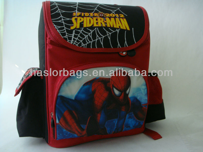 Top Quality Latest Spiderman School Bag Backpack for Boys