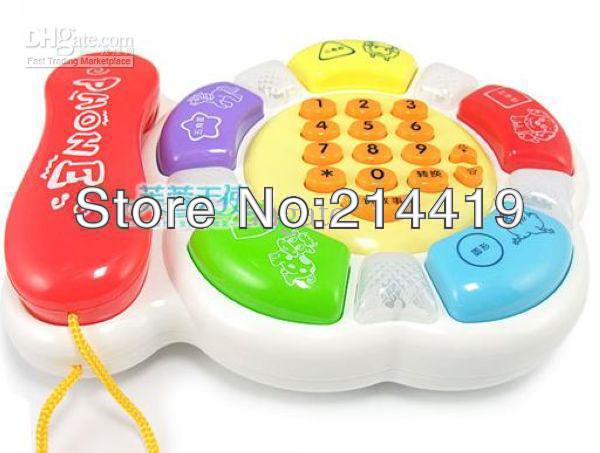 Kids Children Baby Toy Story Telling Smart Cartoon Music Phone Educational Toys for Birthday Gift