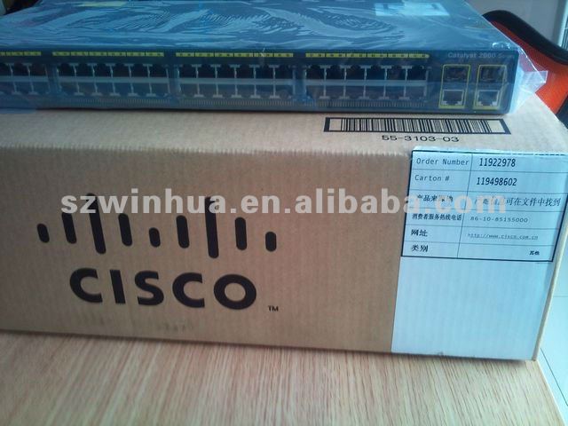 Cisco 3560V2 4 SFPスイッチ卸売WS-C3560V2-48PS-E問屋・仕入れ・卸・卸売り