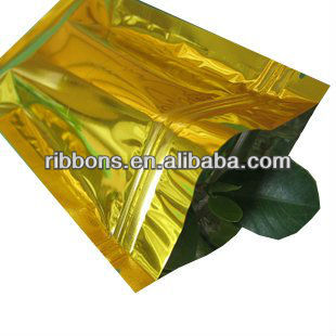 Zipper Top Close Aluminum Foil Herb Tea bag