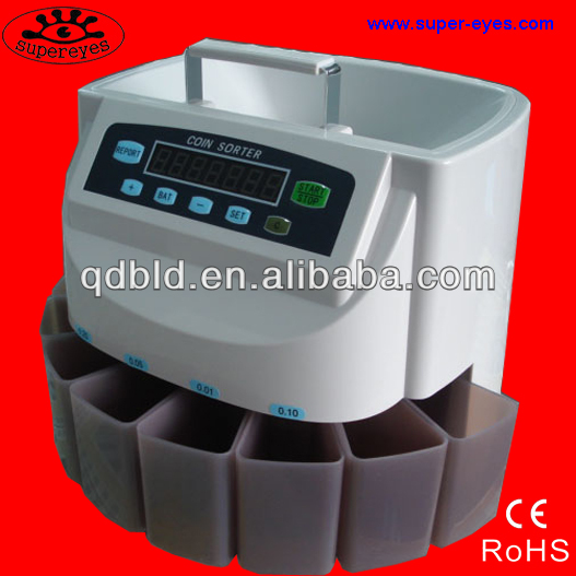 coin counting machines/coin sorter with handle
