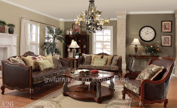 Ee.uu. estilo muebles de sala sofás para la sala de estar ...