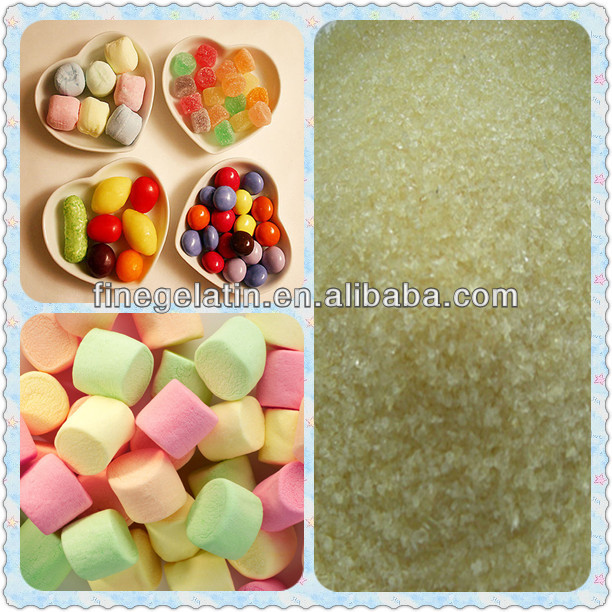 2013 hot sell food gelatin for marshmallow/food grade beef skin gelatin