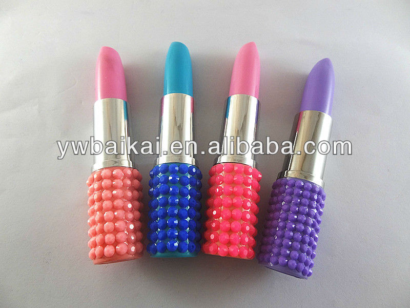 甘い女の子のペンをブリンブリンlipstic。 ノベルティボールペン問屋・仕入れ・卸・卸売り