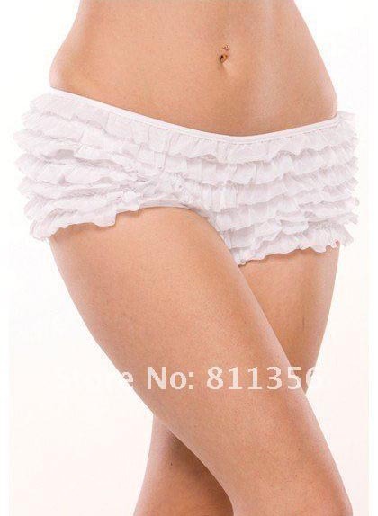 Ruffle Short Panty four colors pants women red black white pink panties Che...