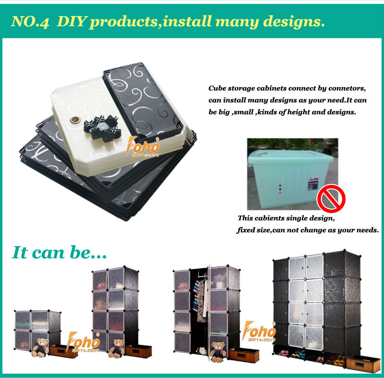 (fh- al0031- 6) プラスチック製のワードローブのキャビネットとあなたが作ることができる色までの使用して独自の問屋・仕入れ・卸・卸売り