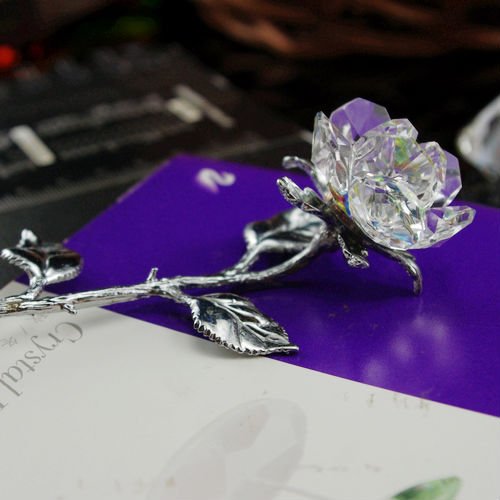 水晶のばら色の花仕入れ・メーカー・工場