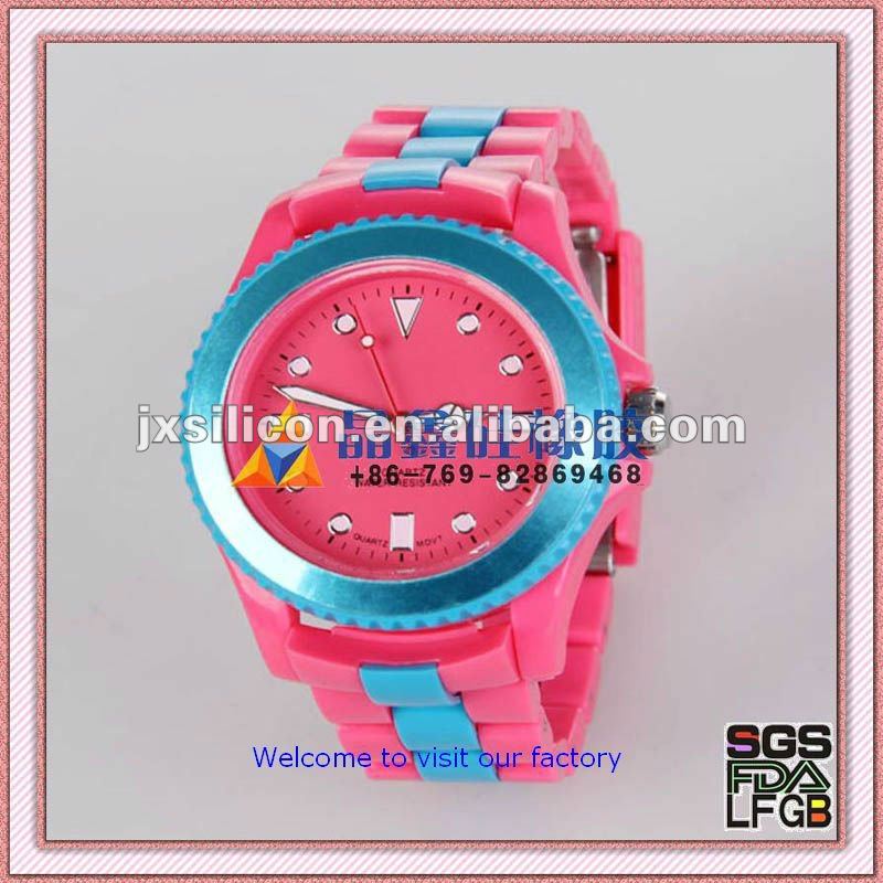 Chewing gum silicone watch