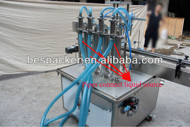 4Head Coconut Water Liquid Filling Machine