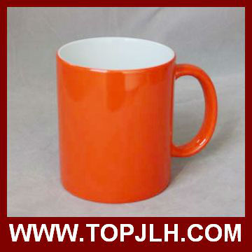 orange color changing mug