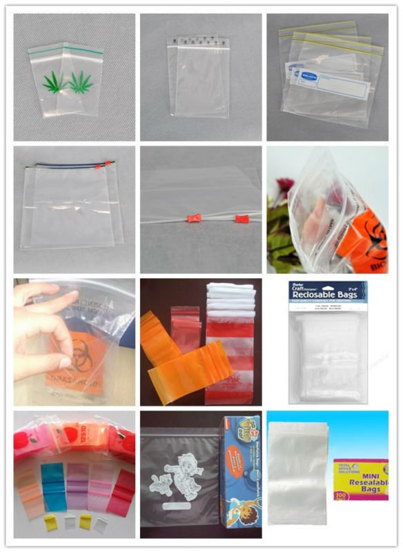 PE slider ziplock bag
