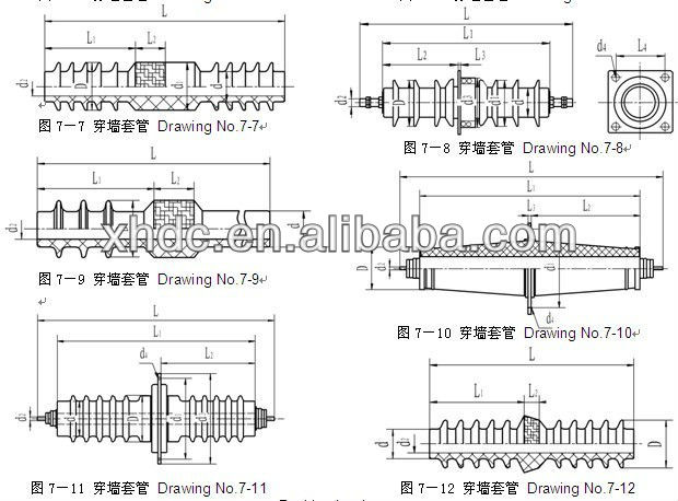 iec規格絶縁電気絶縁アルミナセラミックブッシュ問屋・仕入れ・卸・卸売り