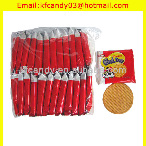 16g nutritional square crispy milk soya cracker biscuit