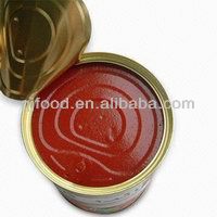 canned tomato paste of brix 28-30% and 22-24% with 70g/198g/400g/800g/2.2kg/3KG/4.5KG
