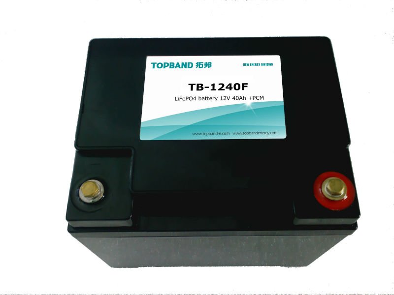 Topband 12V 40AH lithium battery