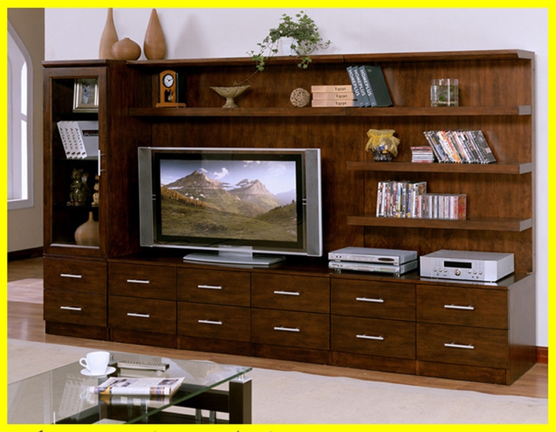 Wll Mounted Tv Lcd Wooden Cabinet Design - Buy Wall Mounted Tv ...