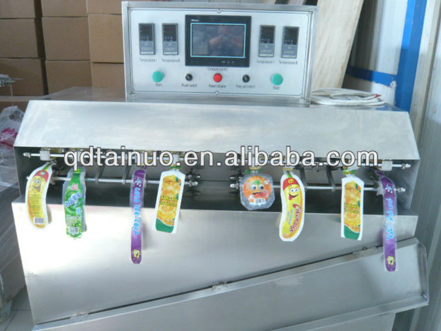 bottle shapes juice water plastic stand up packing bag