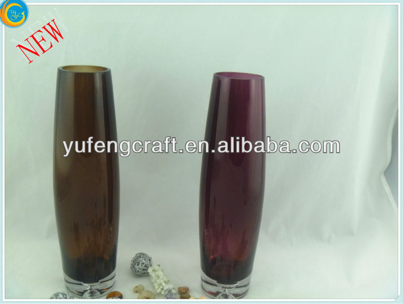 Jarrones de suelo de cristal, para decorar jarrones barro ...
