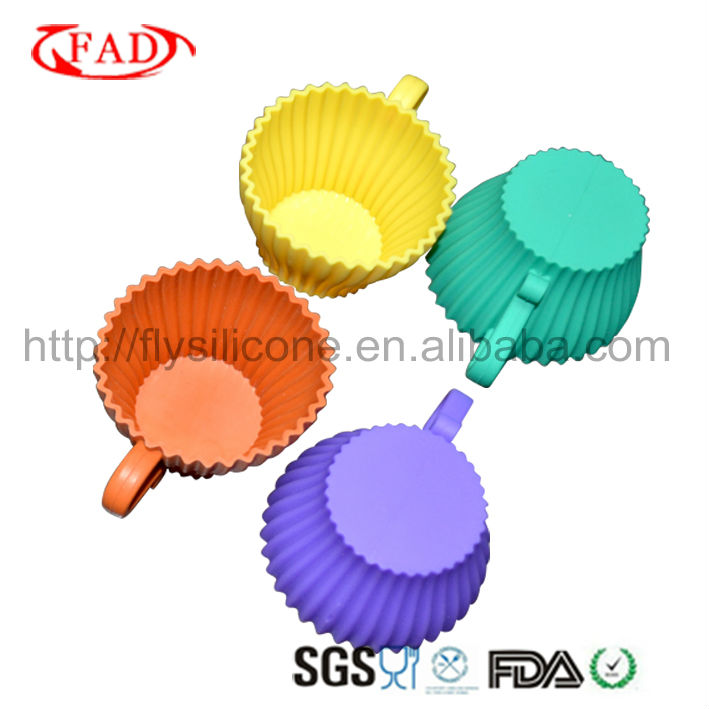 Advertisement CupCake Silicone Cake Decorating,Silicone Cake Decorating Molds With Saucer